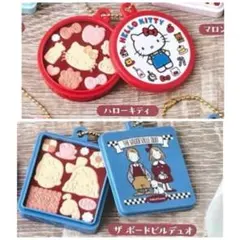 サンリオクッキー缶チャーム　ハローキティ　ザ ボードビルデュオ