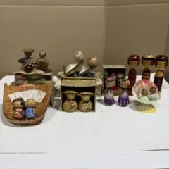 民芸品 工芸品 置物 縁起物 魔除け 郷土玩具 こけし まとめ売り - メルカリ