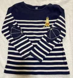 グラニフ　ミーアキャット　野球　帽子　長袖カットソー　ボーダー　120 子供服