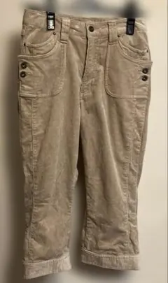 デザイン　コーデュロイパンツ　 ベージュ