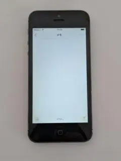 iPhone5 16GB ブラック 本体 動作確認済 iOS 10.3.3