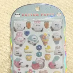 コットンパフィーシール　シマエナガ　クラックス