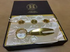 HONMA 本間ゴルフ マーカーグリーンフォークゴールドカラーのサムネイル