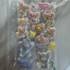 【当日発送】トムとジェリー ぷっくりシール