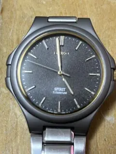 SEIKO SPIRIT 腕時計 7N01-7100 黒文字盤 稼働品