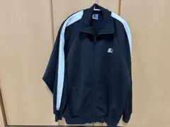 STARTER ジップアップジャケット ブラック/ホワイト