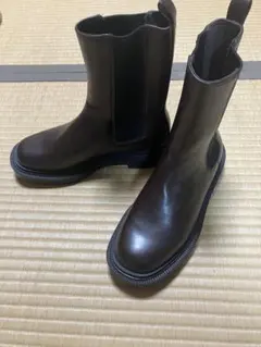 CHARLES&KEITH サイドゴアブーツ　ブラウン　36