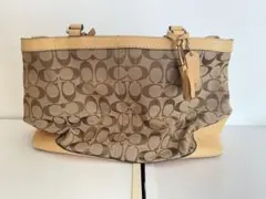 コーチ COACH トートバッグ 7052 シグネチャー キャリーオール ロゴ