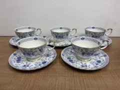 ナルミ ミラノ カップ&ソーサー 5客セット