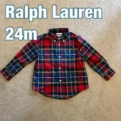 Ralph Lauren チェックシャツ 24m（約90cm)