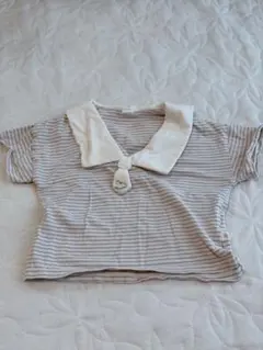 セーラーカラー ボーダーTシャツ 90cm