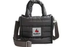 PEANUTS ショルダーバッグ ダークブラウン