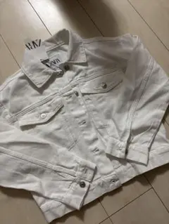 新品！ZARA ザラ　ホワイト　デニムジャケット　120