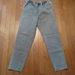 アベイル レディース デニムパンツ ウエストゴム グレー Sサイズ