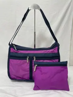 レスポートサック LeSportsac ショルダーバッグ パープル ブルー