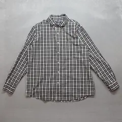 CHAPS RALPH LAUREN 美品 A0944 長袖シャツ XL 黒 白