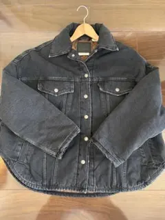 ブラックデニムジャケット デニムジャケット