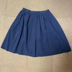 ネイビー スカート Sサイズ　NATURAL BEAUTY BASIC