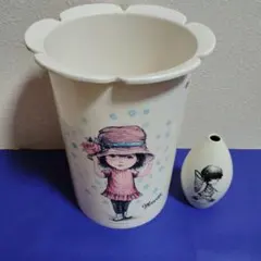 1990年代昭和レトロアンティーク レトロフラワー箸立爪楊枝入可愛 