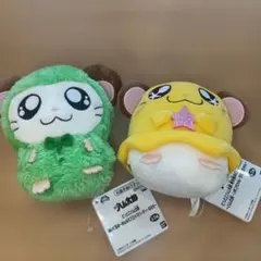 とっとこハム太郎 ぬいぐるみ パジャマパーティー 2点セットのサムネイル