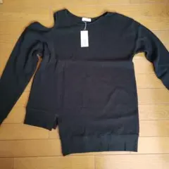 未使用　FREEES MART黒カットソーのサムネイル
