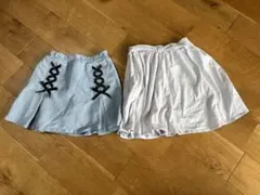 GITAスカート2枚セット130cm