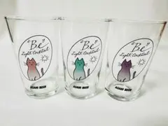 アサヒビール　Be カクテル グラス3個 ノベルティ 猫 子猫 非売品
