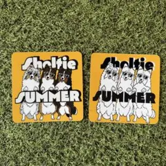 Sheltie SUMMER ステッカー 2枚セット