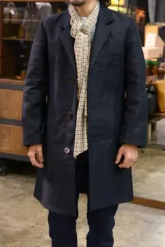 FRANK LEDER フランクリーダー　ジャーマンレザー　チェスターコートのサムネイル
