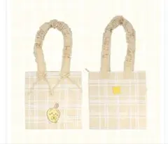 新品未使用　うさぎ　チェックシリーズ　トートバッグ