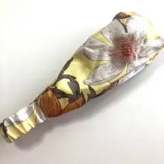クロスターバン　ヘアバンド　クリームイエロー　ボタカル　ハワイアンのサムネイル