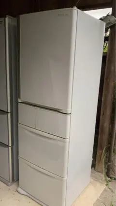 ナショナル 冷凍冷蔵庫　2005年製 ナショナル☆2ドア冷凍冷蔵庫☆レトロ☆ホワイト&ブルー2005年製☆