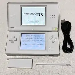 PC1【清掃&動作確認済】NintendoDS Lite クリスタルホワイト本体