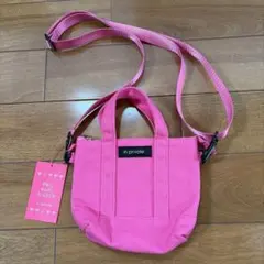 新品未使用　in private スマホトートバッグ ピンクのサムネイル