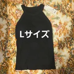 UNIQLO ホルターネックブラタンクトップ 09 Black Lのサムネイル