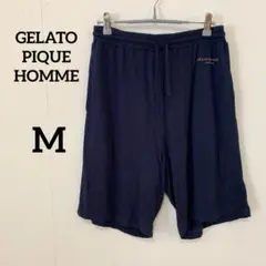 【GELATO PIQUE HOMME】ハーフパンツ ルームウェア ネイビー