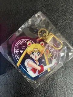 セーラームーン ハートラメアクリルキーホルダー　月野うさぎ