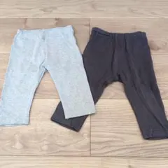 ユニクロ　ベビー レギンス　七分丈　 2色セット