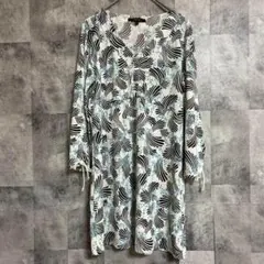 esche エッシュ トップス チュニック 七分袖 総柄 可愛い シンプルのサムネイル