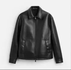 ZABA ブラックレザージャケット