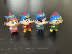 クレヨンしんちゃん アクション仮面　ガチャガチャ4体セット