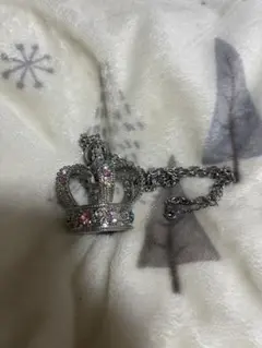 水曜日のアリス 王冠 クラウン ネックレス 大 シルバー