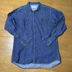 Levi's デニムシャツ Lサイズ インディゴブルー