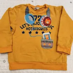 HOT BISCUITS トレーナー 110 イエロー　美品　ミキハウス