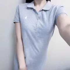 Ralph Lauren Sport ポロシャツワンピース グレー M