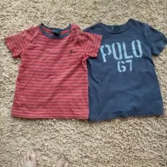 ポロラルフローレンTシャツ　 2枚セット サイズ5と6（115.120）