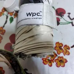 Wpc. 折りたたみ傘 晴雨兼用 ホワイト/ブラック