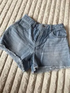 デニムショートパンツ 140cmライトブルー