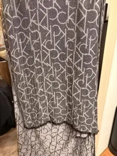 Calvin Klein ロゴストール グレー