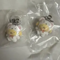 サンリオ ふわふわスノー めじるしアクセサリー ガチャ ポムポムプリン